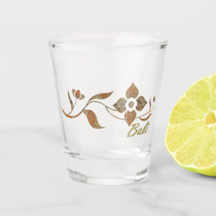 Blume Schnapsglas