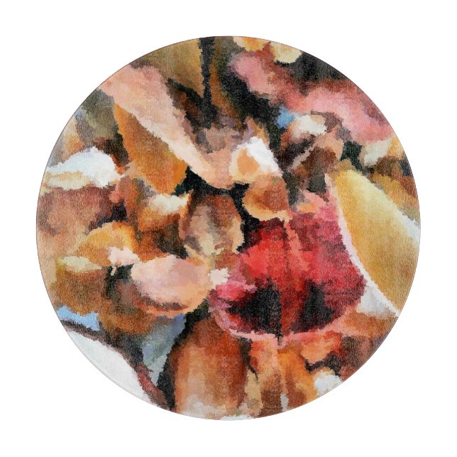 BLUME SCHNEIDEBRETT (Vorderseite)