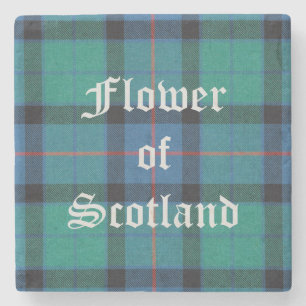 Blume Schottland, Blume Schottland Tartan, Steinuntersetzer