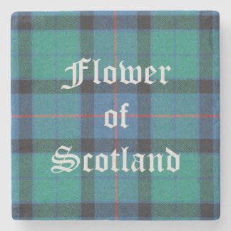 Blume Schottland, Blume Schottland Tartan, Steinuntersetzer
