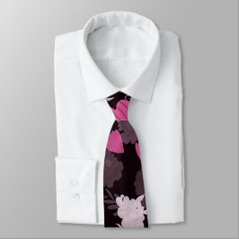 Blume schwarz krawatte