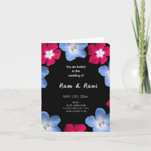 Blume Schwarz und Rose Ankündigung