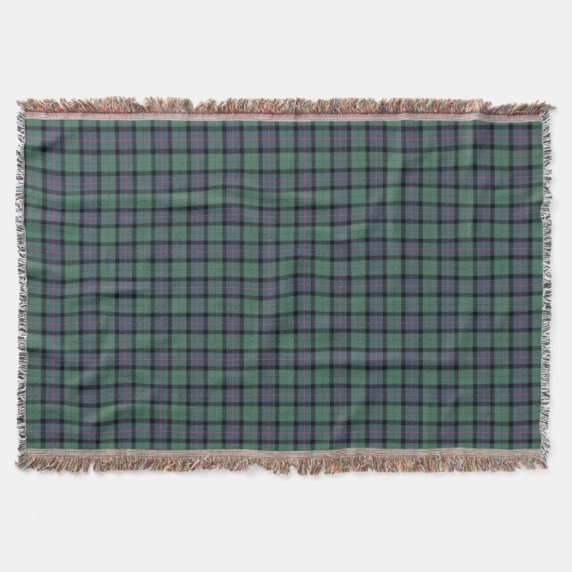 Blume Scotland Tartan Decke (Vorderseite)