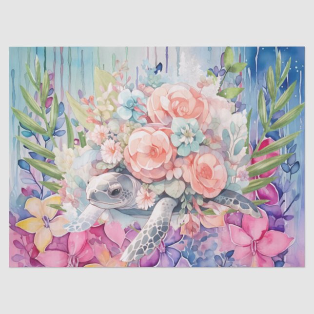 Blume Seidenpapier (Vorderseite)