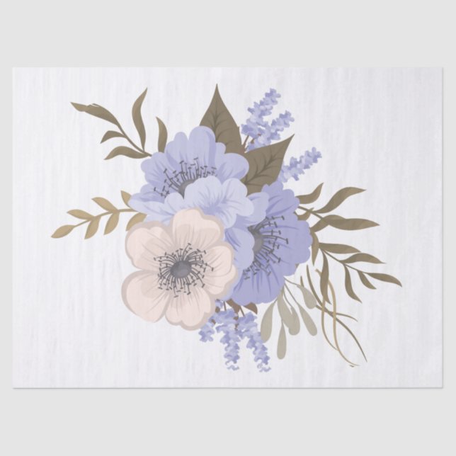 Blume Seidenpapier (Vorderseite)