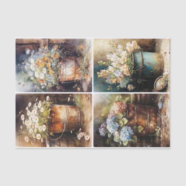 Blume Seidenpapier (Vorderseite)