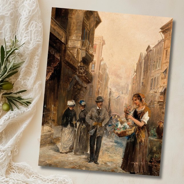 Blume Seller - Emil Barbarini Postkarte (Von Creator hochgeladen)