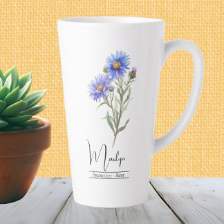 Blume September Aster Milchtasse