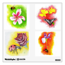 Blume Serie schöne originale Kunstdarstellungen