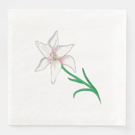 Blume Serviette