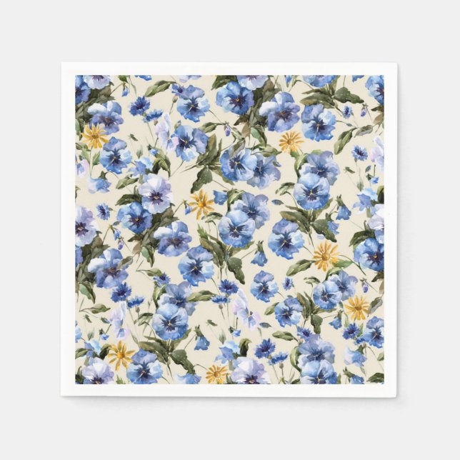 Blume Serviette (Vorderseite)