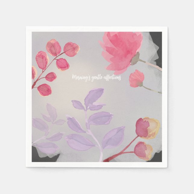 Blume Serviette (Vorderseite)