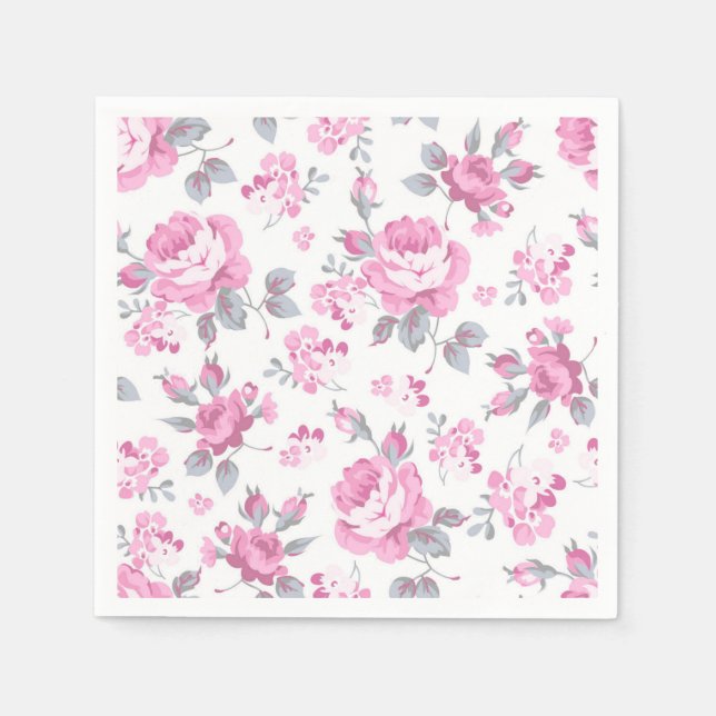 Blume Serviette (Vorderseite)