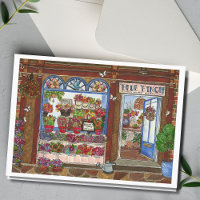 Blume Shop Aquarellkarte für Mutter-Kind