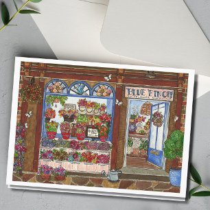 Blume Shop Aquarellkarte für Mutter-Kind Karte