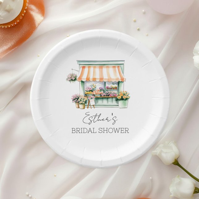 Blume Shop Brautparty Pappteller (Von Creator hochgeladen)