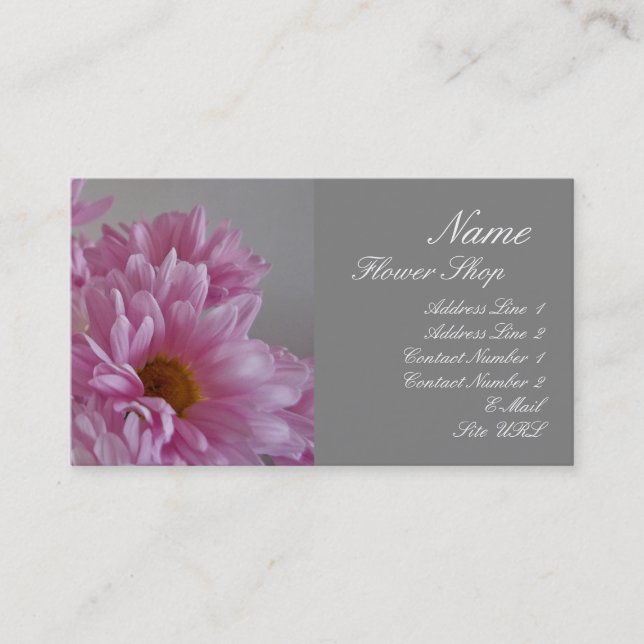 Blume Shop Business Card Visitenkarte (Vorderseite)
