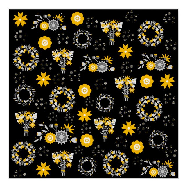 Blume Shop Dankbares, Glossy Poster (Vorderseite)