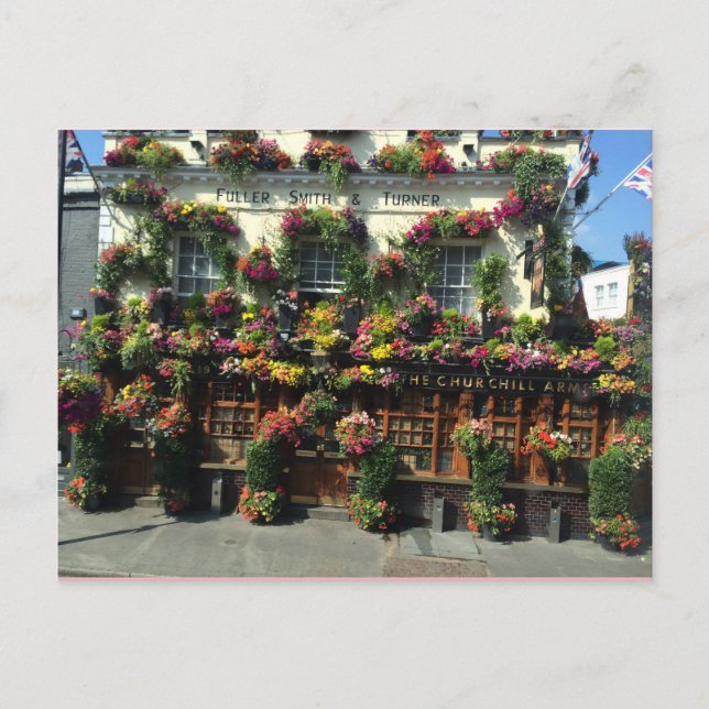 Blume Shop Postkarte (Vorderseite)