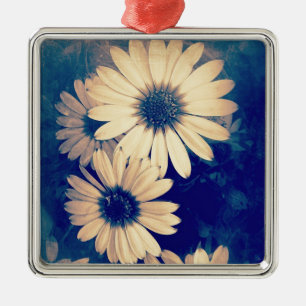 Blume Silbernes Ornament