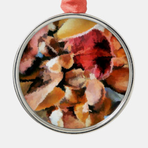 BLUME SILBERNES ORNAMENT