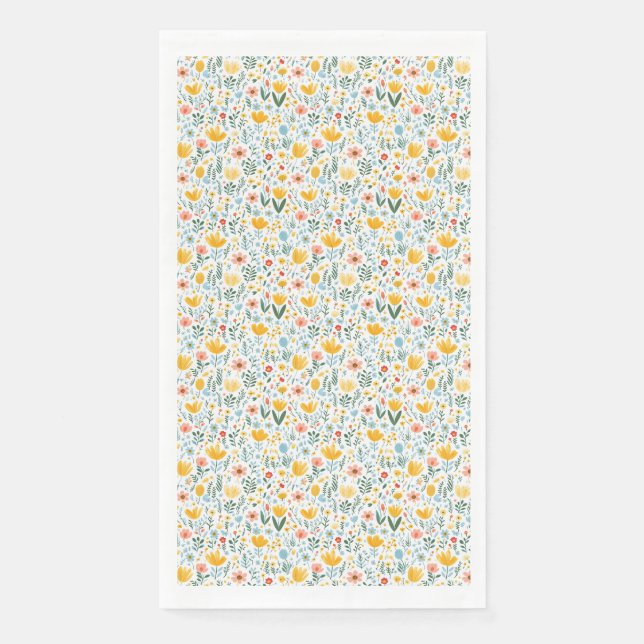 Blume sind das Alphabet der Engel Serviette (Vorderseite)