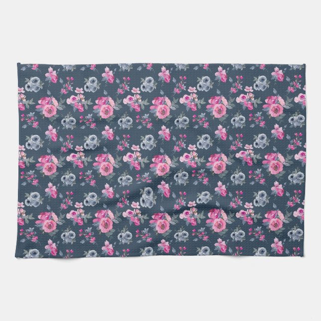Blume sind die Hieroglyphen der Engel Geschirrtuch (Horizontal)