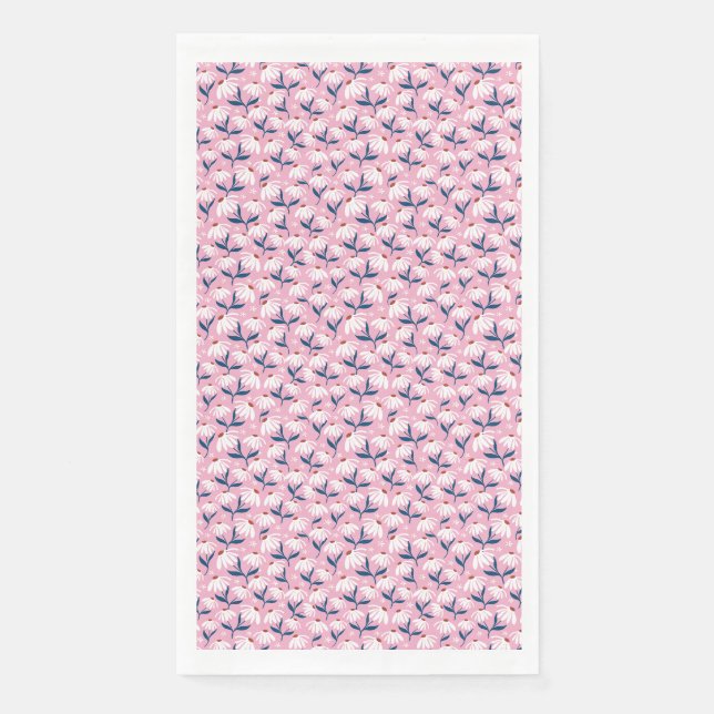 Blume sind die wahrste Sprache der Liebe Serviette (Vorderseite)