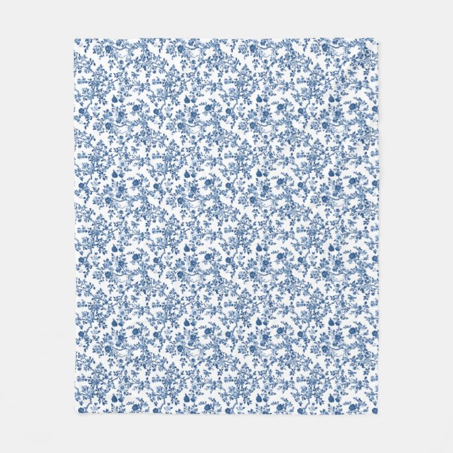 Blume sind die Worte der Erde Fleecedecke (Vorderseite)