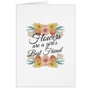 Blume sind ein Girl Best Friend - Zinnia Art