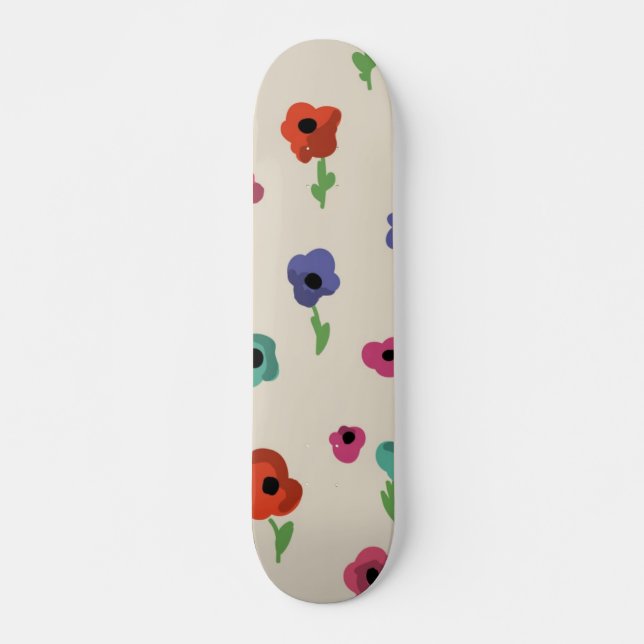 Blume Skateboard (Vorne)