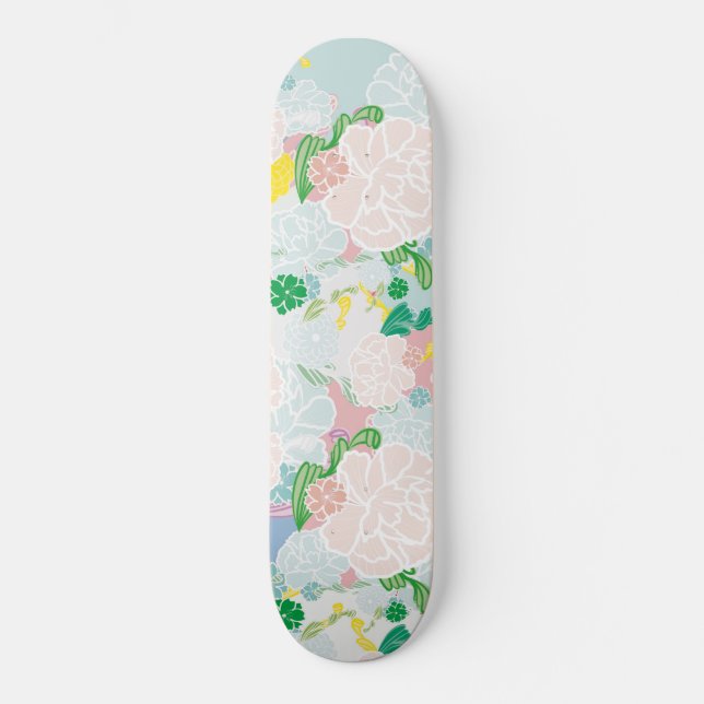 Blume Skateboard (Vorderseite)