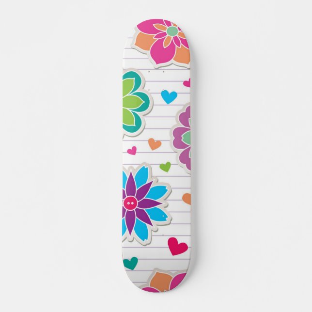 Blume Skateboard (Vorne)