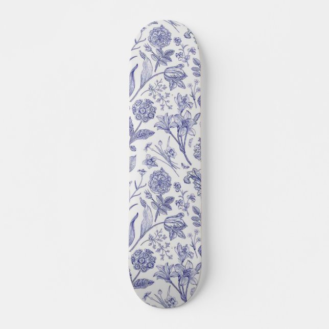 Blume Skateboard (Vorne)