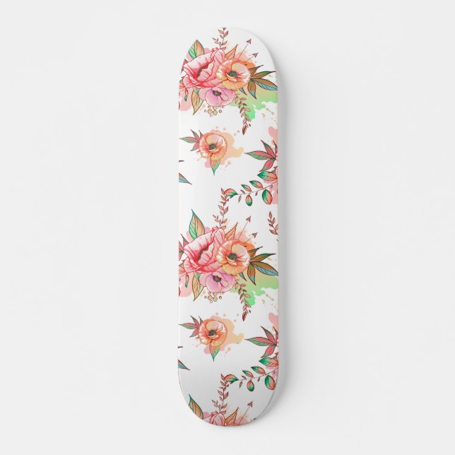 Blume Skateboard (Vorne)