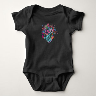 Blume Skull Baby Strampler