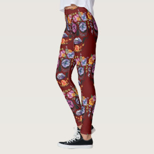 Blume Skull Leggings - Zuckerschädel