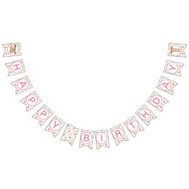 Blume Sloth Happy Bithday Party Banner
