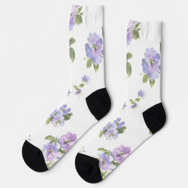 Blume Socken (Linkes Detail)