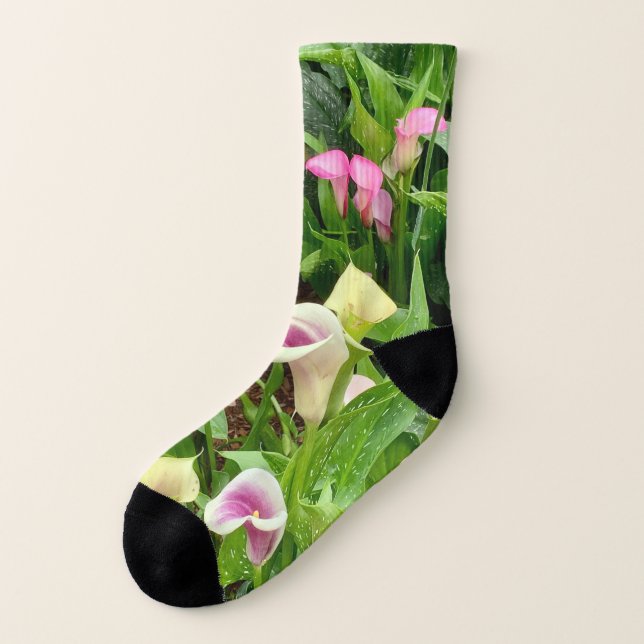 Blume Socken (Links - Außen)