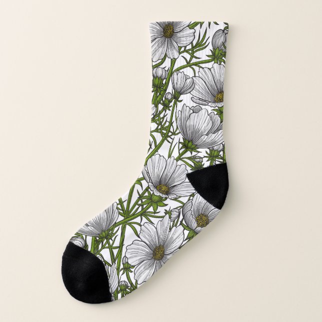 Blume Socken (Links - Außen)