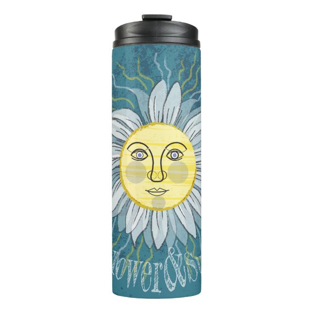 Blume & Sonne - Natur Thermosbecher (Vorderseite)