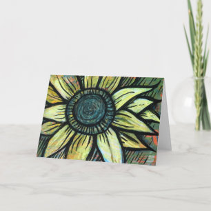 Blume Sonnenblumen Karte