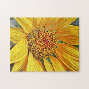 Blume Sonnenblumen Nahes Puzzle