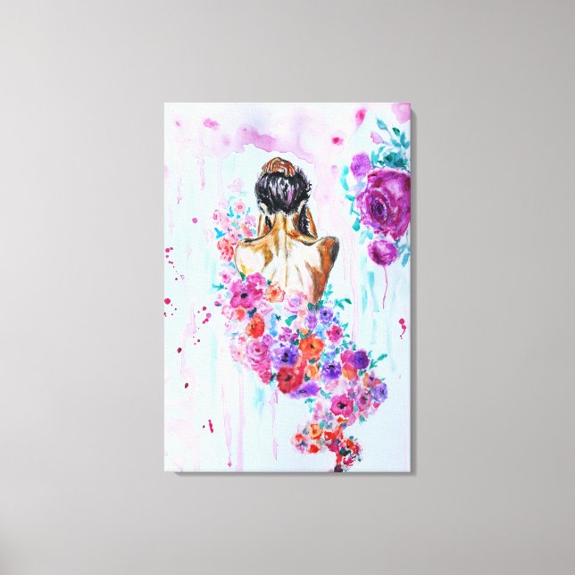 Blume Soul Canvas Print Leinwanddruck (Vorderseite)