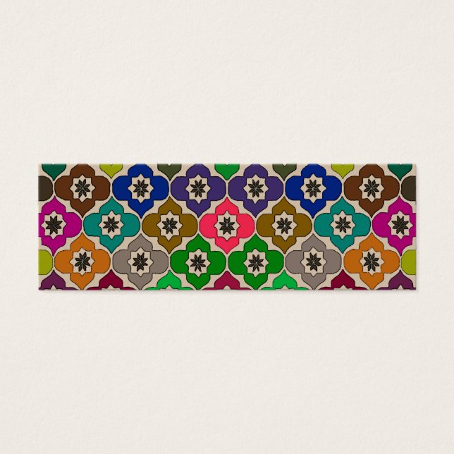 Blume Spaß ~ Lesezeichen / Größe 3" x 1" (Vorderseite)