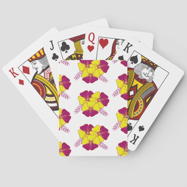 Blume Spielkarten (Rückseite)