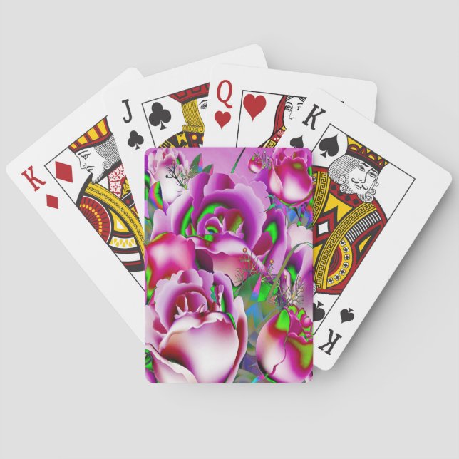 Blume Spielkarten (Rückseite)