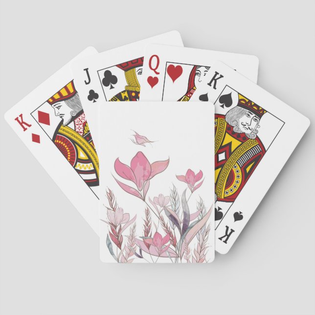 Blume Spielkarten (Rückseite)