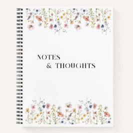 Blume Spiral Journal Notizbuch